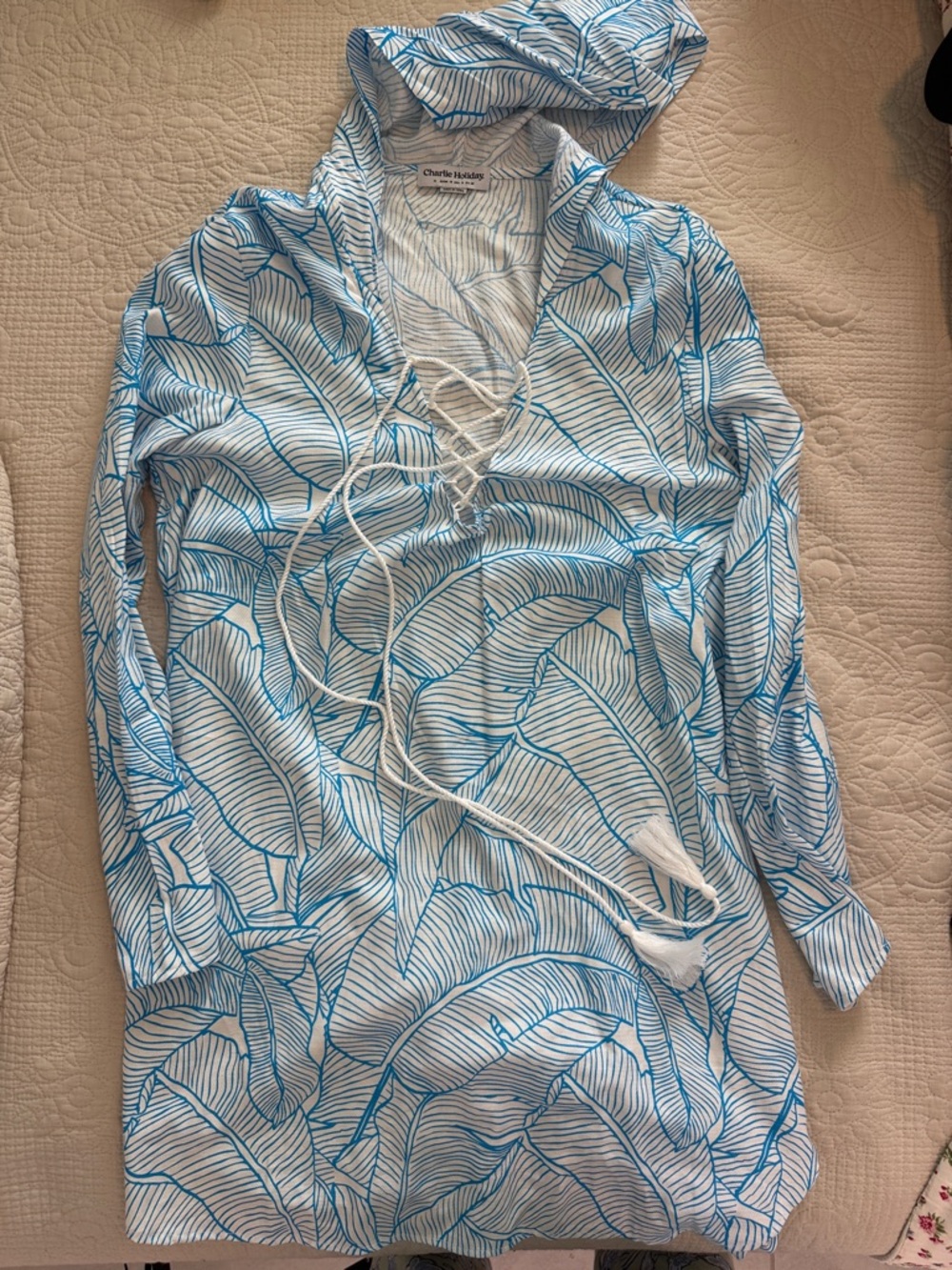 Anthropologie Charlie Holiday Coco Tropical Beach Cover Up
Dress Cover-Up Tunic - Picture 5 of 7